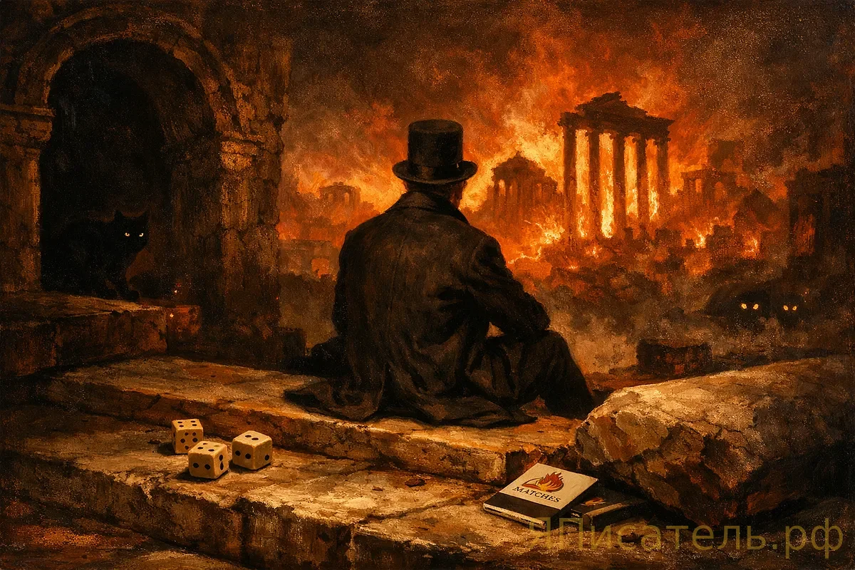 Последний человек сжигал Рим и Париж три года подряд: забытый роман-сенсация 1901 года