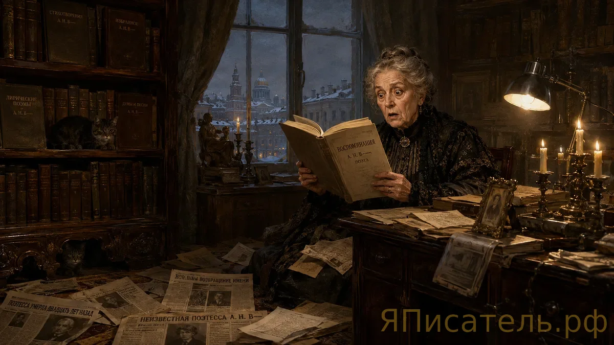 Издатель опубликовал автобиографию поэтессы, забыв одну деталь — она все еще живая и не знала об этом