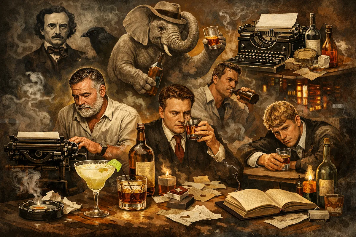 Бухать и писать: почему гении литературы не вылезали из стакана