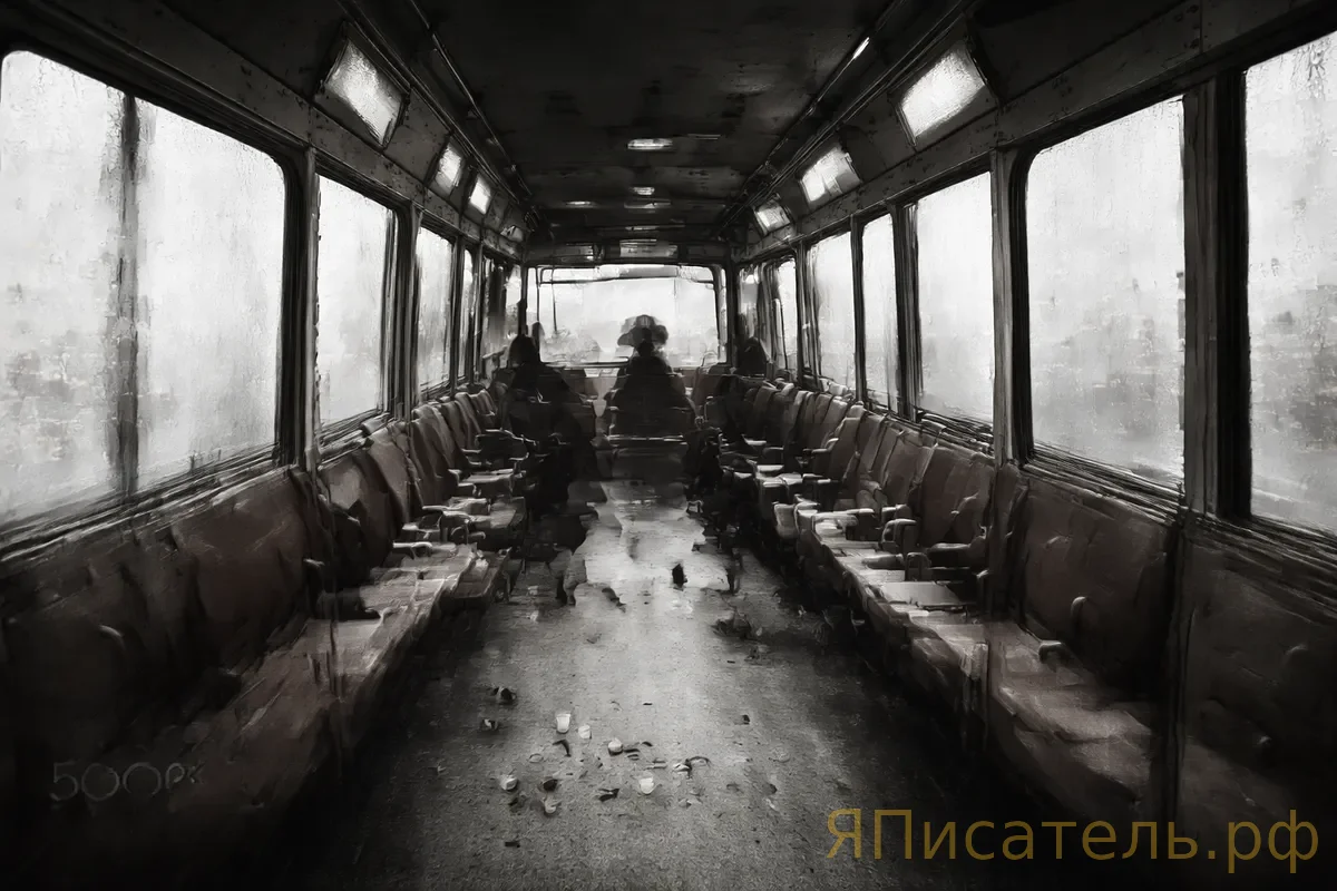 Пассажир с пустым лицом