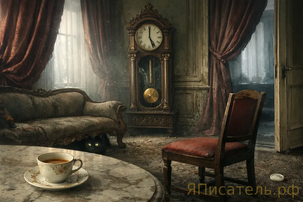 Часы в пустой гостиной — новое стихотворение в стиле Иннокентия Анненского