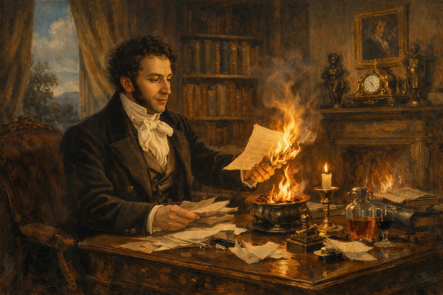 Евгений Онегин: Глава девятая (Строфы, которые сжёг Пушкин)