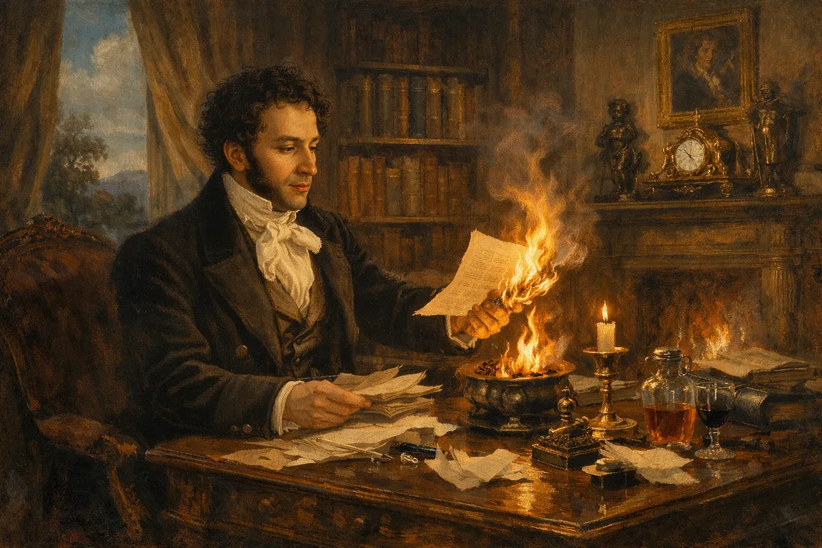 Евгений Онегин: Глава девятая (Строфы, которые сжёг Пушкин)