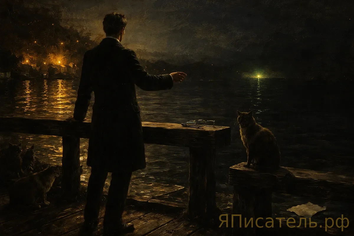 Последняя строчка главы: не обрыв, а поворот зеркала