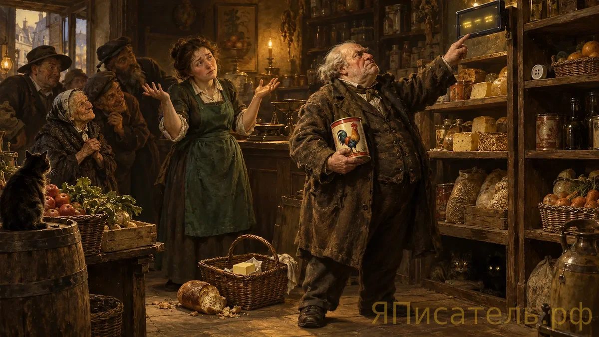 Ценник, или Как я электронной цифре характер показал