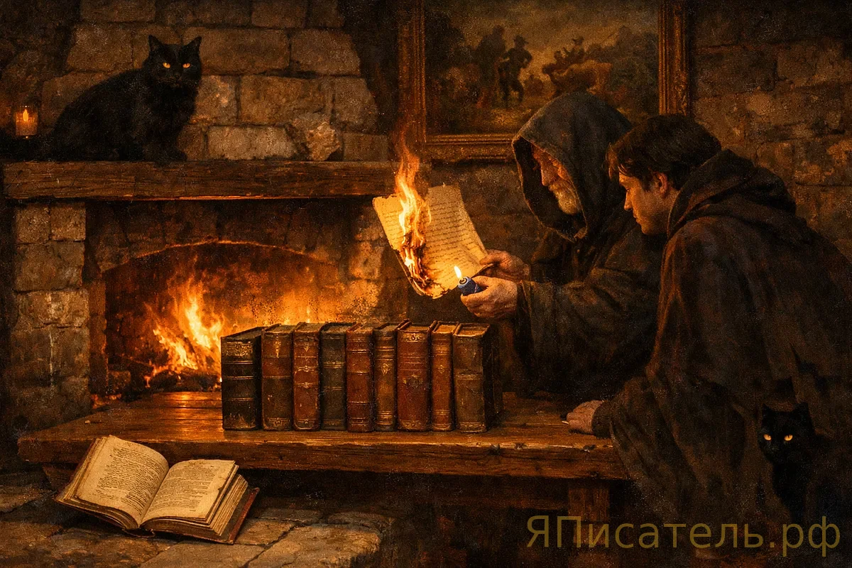 Это издательство печатает каждую книгу в семи экземплярах — и сжигает рукопись на публике. Зачем?