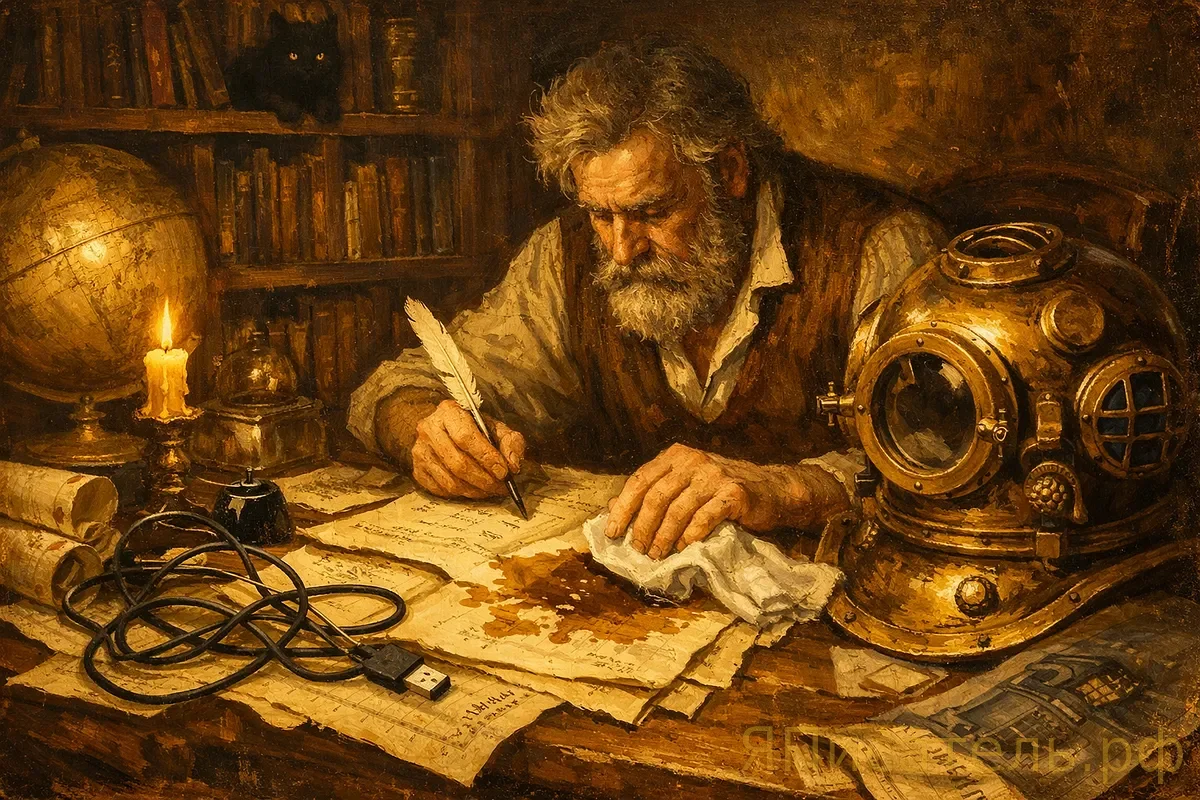 Жюль Верн: человек, который изобрёл будущее, сидя в кресле