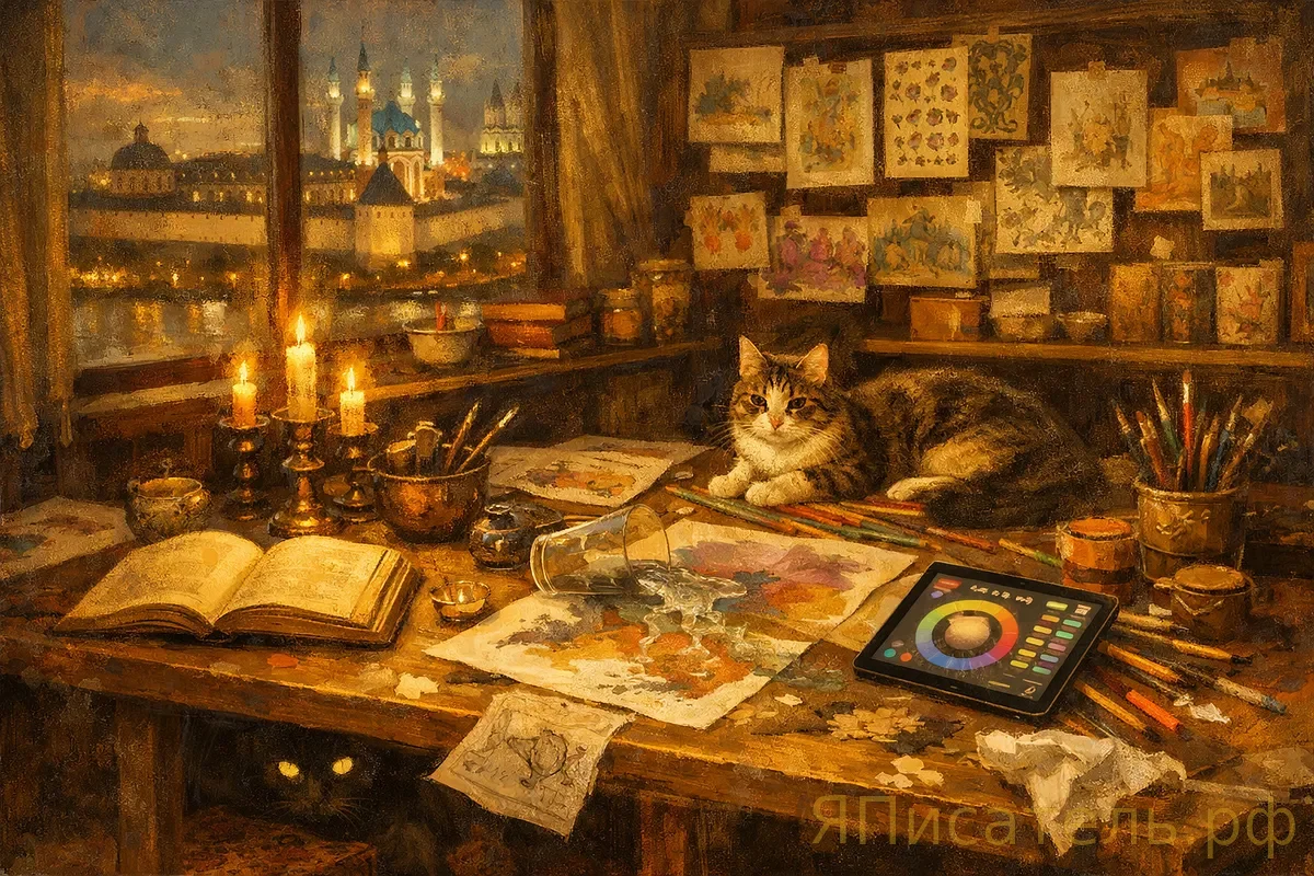 Издательство переиздало классический роман со 100% новыми иллюстрациями художницы из Казани: каждая картина рассказывает параллельную историю