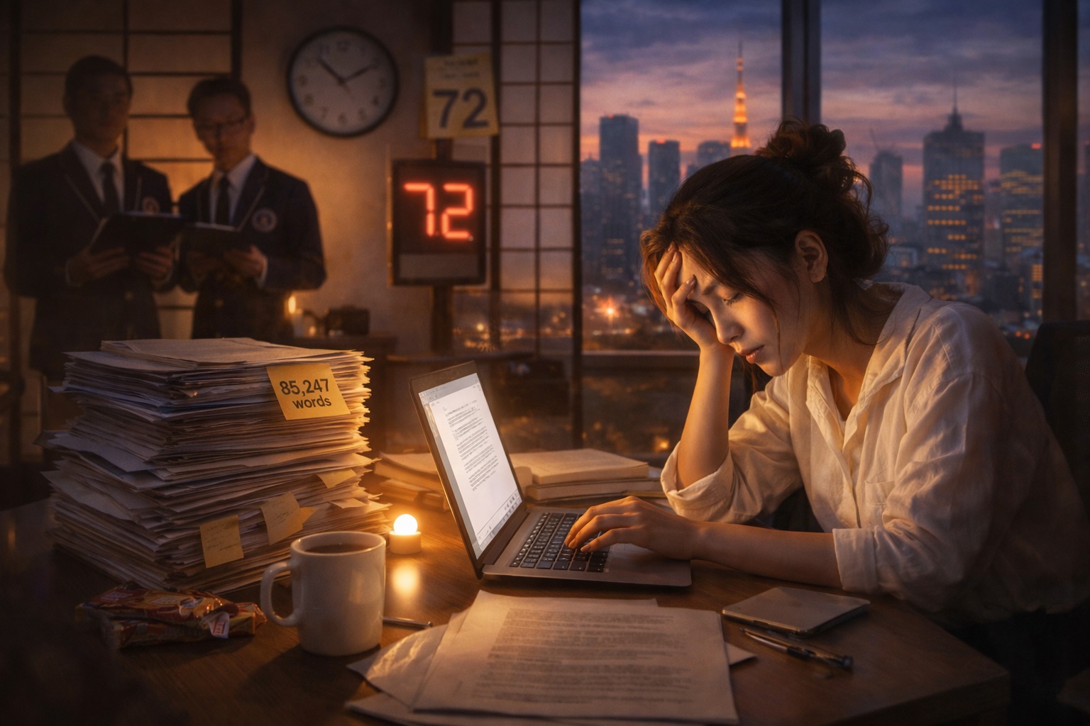 Японская писательница написала роман за 72 часа и установила мировой рекорд