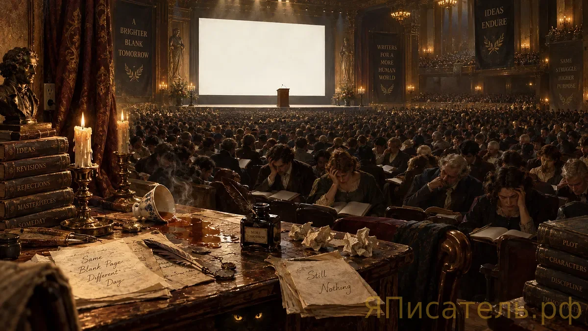 The Writer's Block Convention Paradox