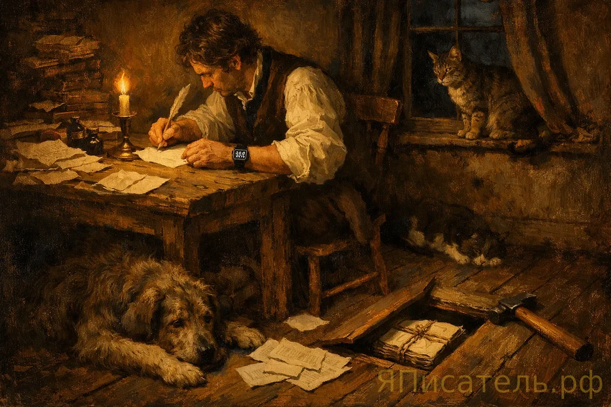 Под полом дома Стейнбека нашли 47 писем, которые он писал своей собаке Чарли