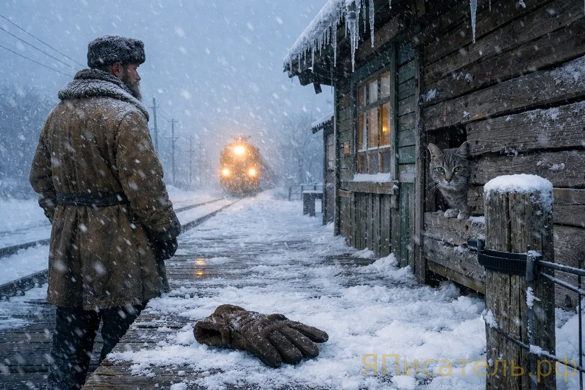 Зимняя станция — подражание стилю Николая Некрасова