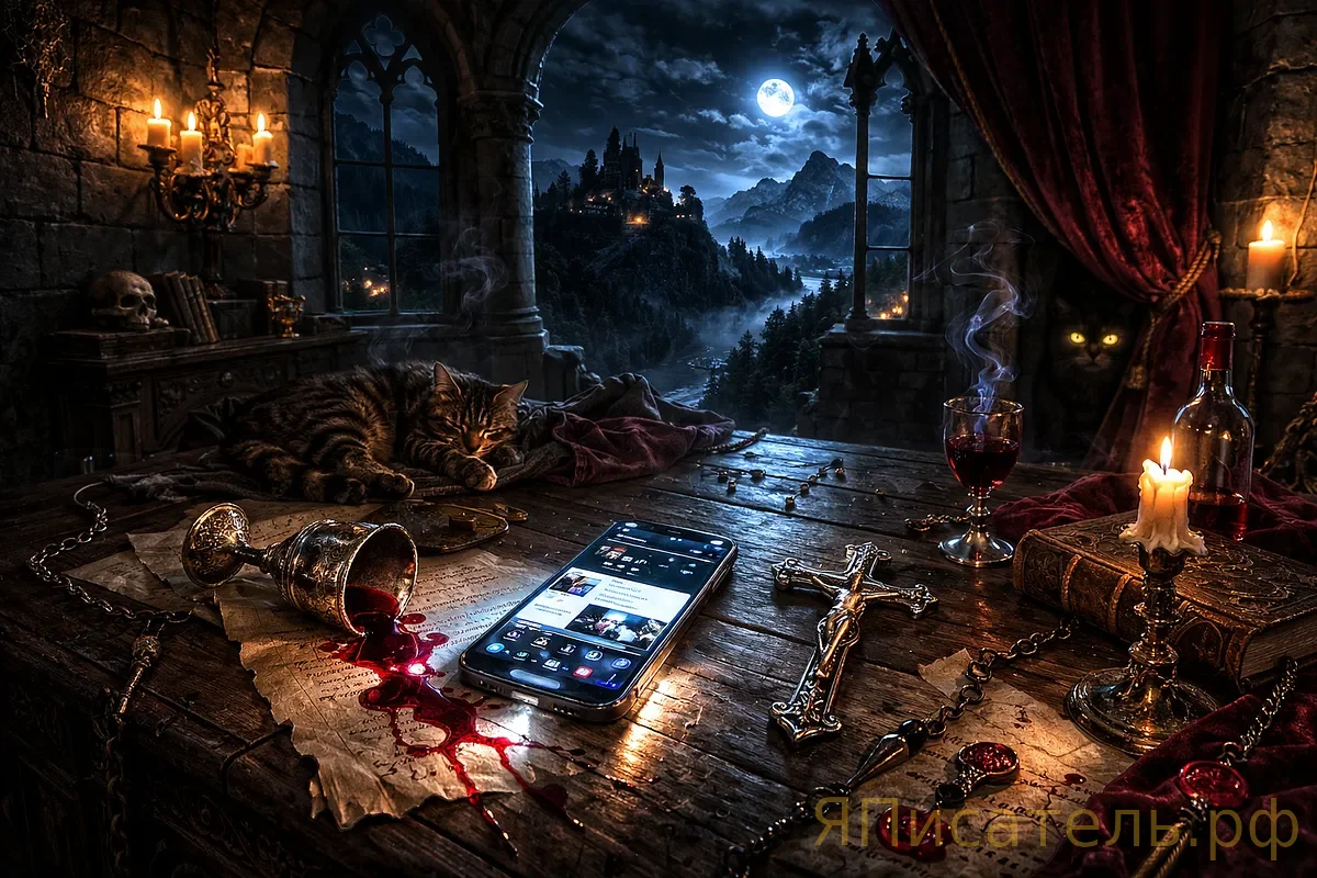 Тред. Клиент — граф. Замок — на скале. WiFi нет. Двери заперты. Кажется, я здесь насовсем