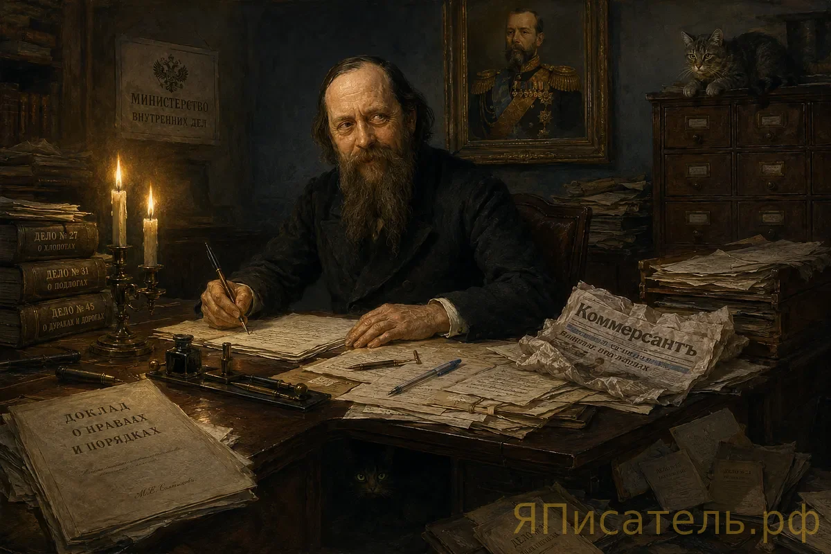 Салтыков-Щедрин работал в министерстве — его служебные записки были скрытой критикой власти