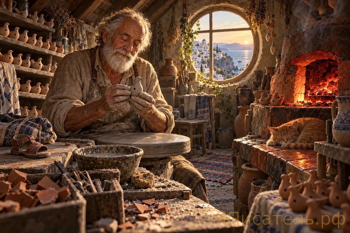 Птица из обожженного смеха