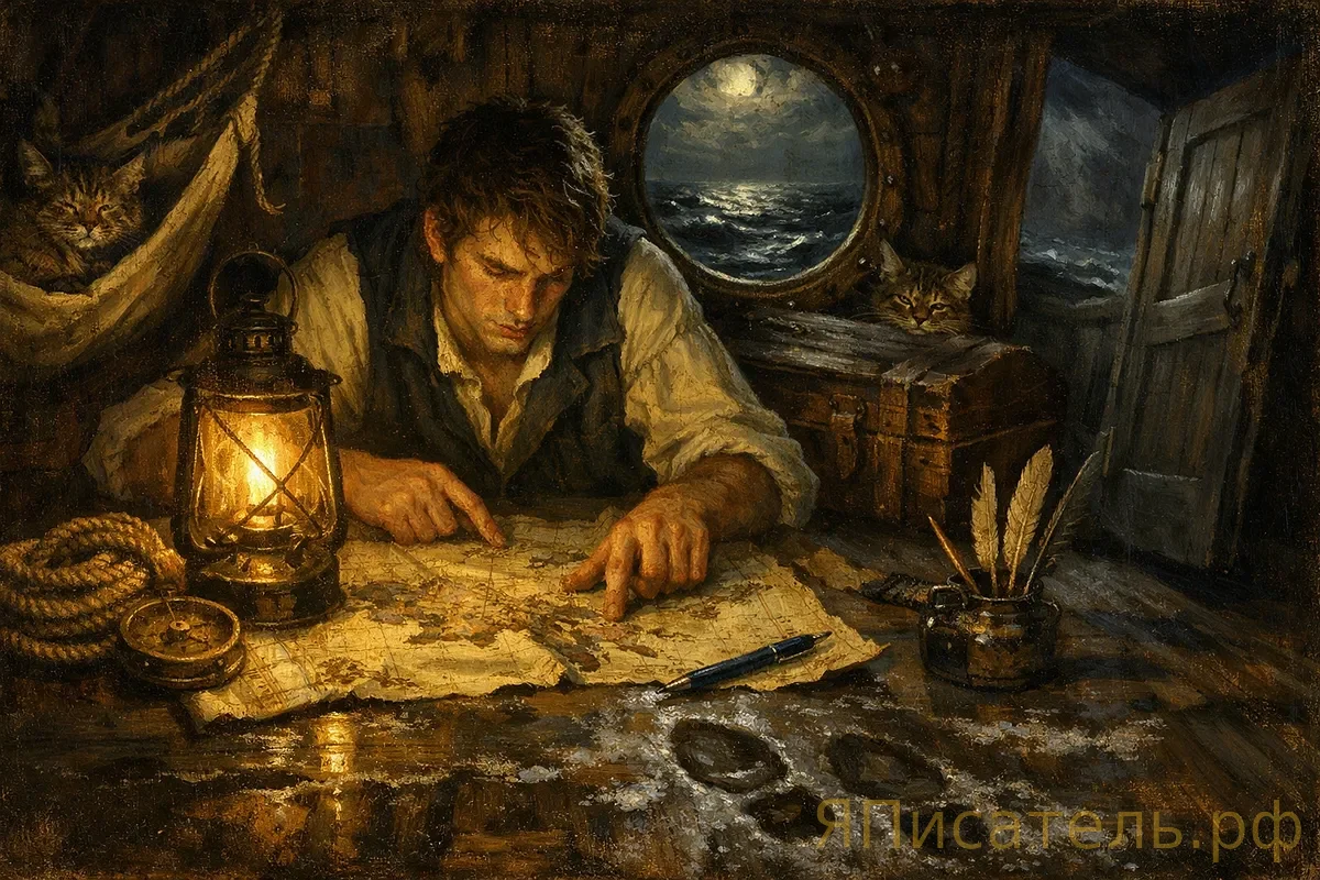 Второе плавание: неизданная рукопись Джима Хокинса