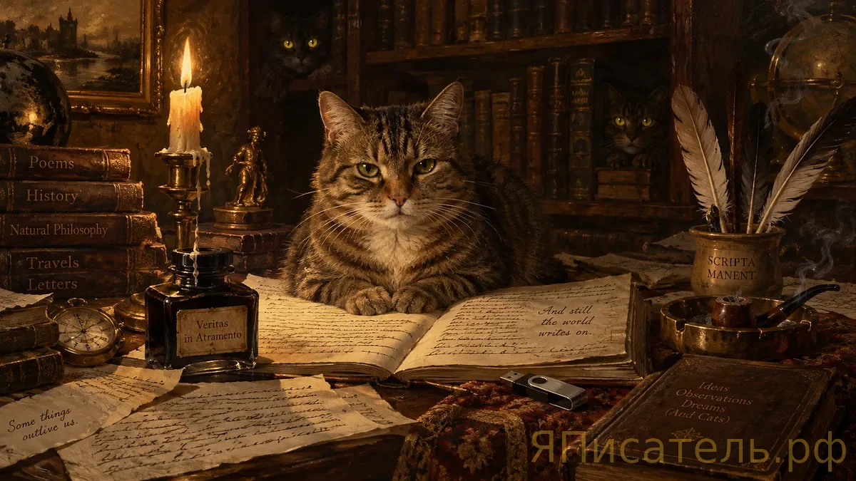 Los escritores eligen gatos y no perros: la razón es más oscura de lo que crees