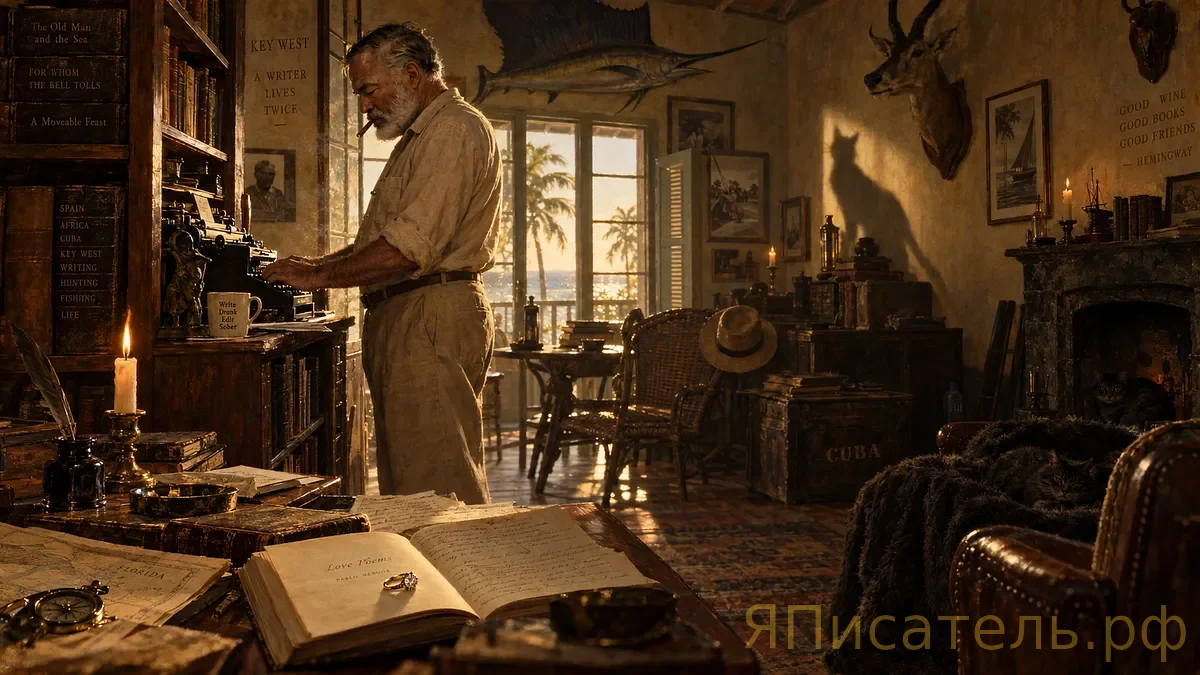 True or False?: Hemingway's Unusual Writing Habit