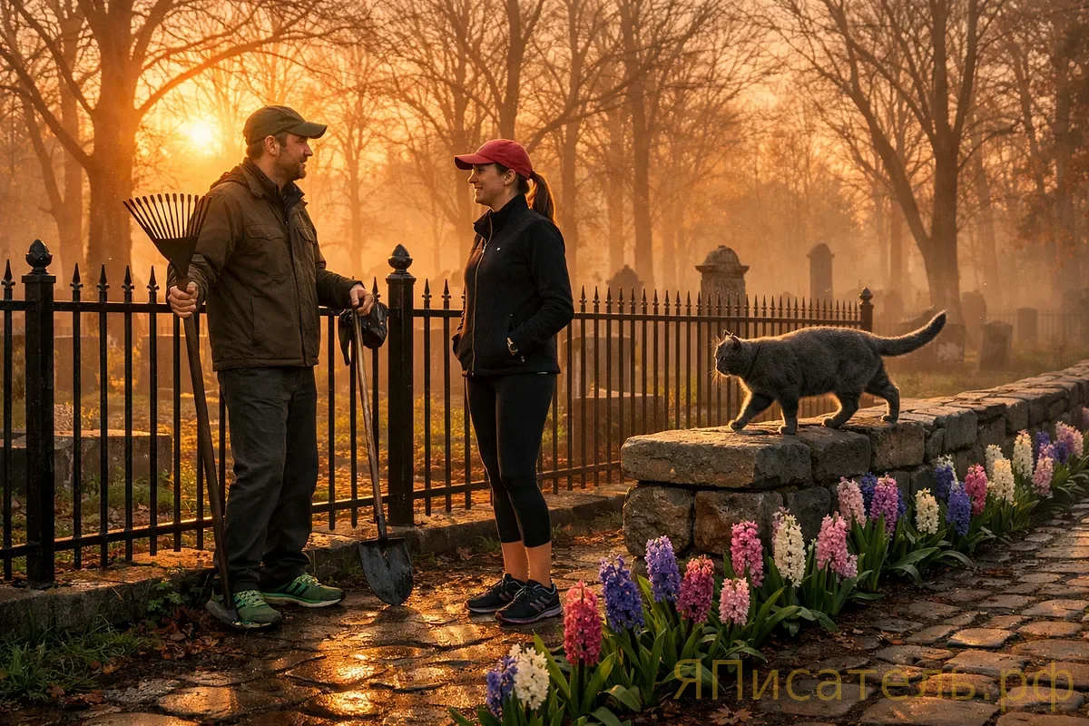 Гравий и гиацинты