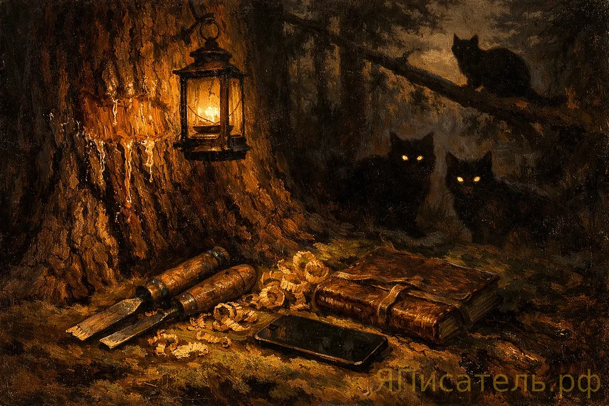 Финский лесоруб 25 лет вырезал роман на деревьях — лес признали библиотекой