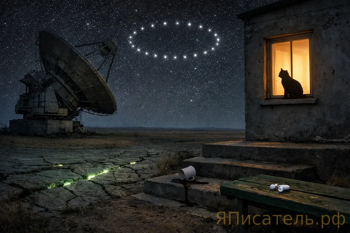 Сигнал идёт снизу