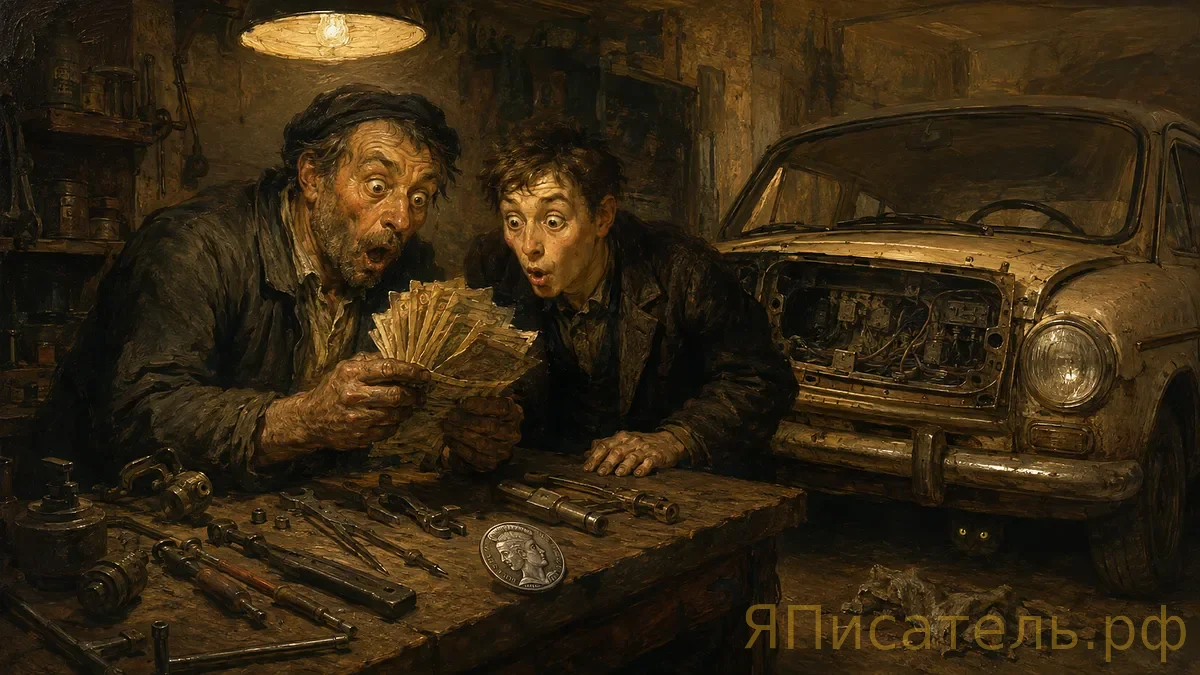 Дедовский тайник в панели
