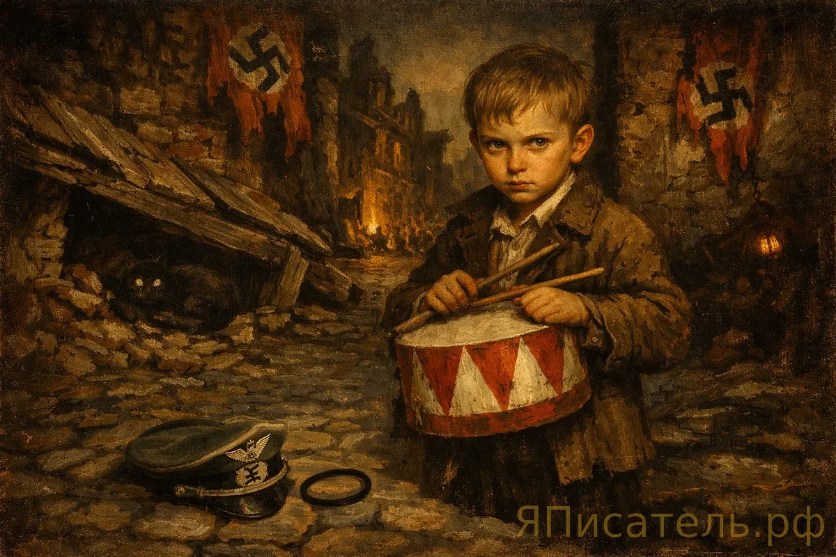 Нобелевку дали карлику с барабаном — и это не метафора: скандальный роман, о котором вы слышали, но вряд ли читали