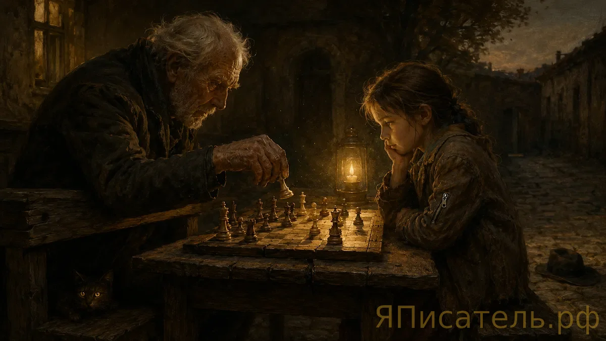 Шахматы во дворе