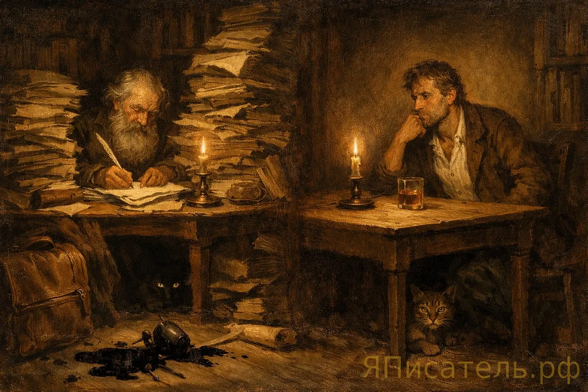 Толстой против Хемингуэя: граф с тысячей страниц против пьяницы с пятью словами — кто настоящий гений?