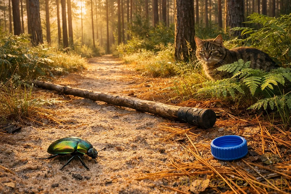 Жук на тропе — новое стихотворение в стиле Николая Заболоцкого