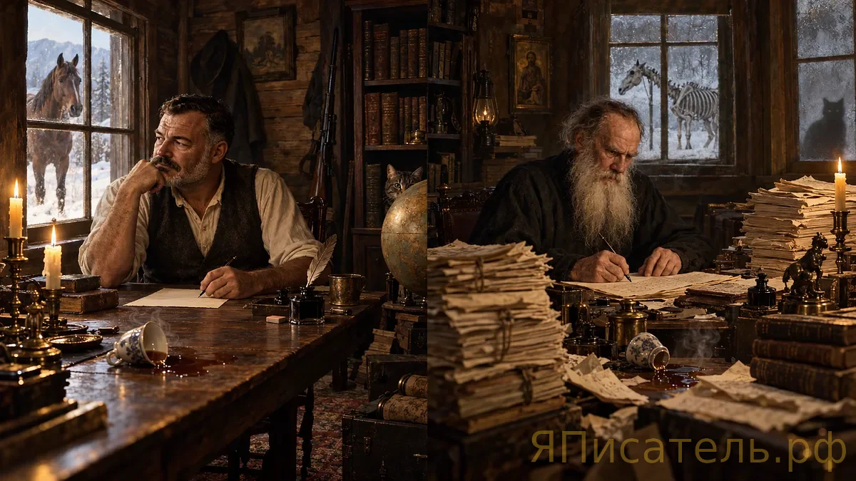 Tolstoy's Word Count Anxiety