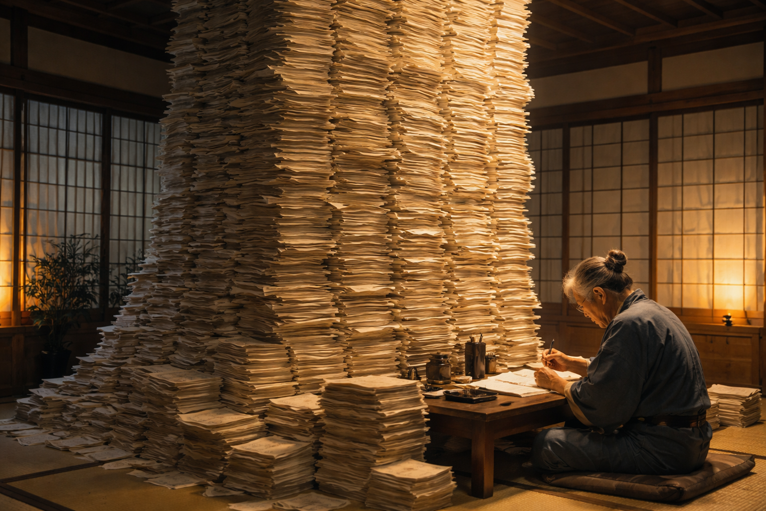 Японская писательница установила мировой рекорд: роман из 12 миллионов иероглифов