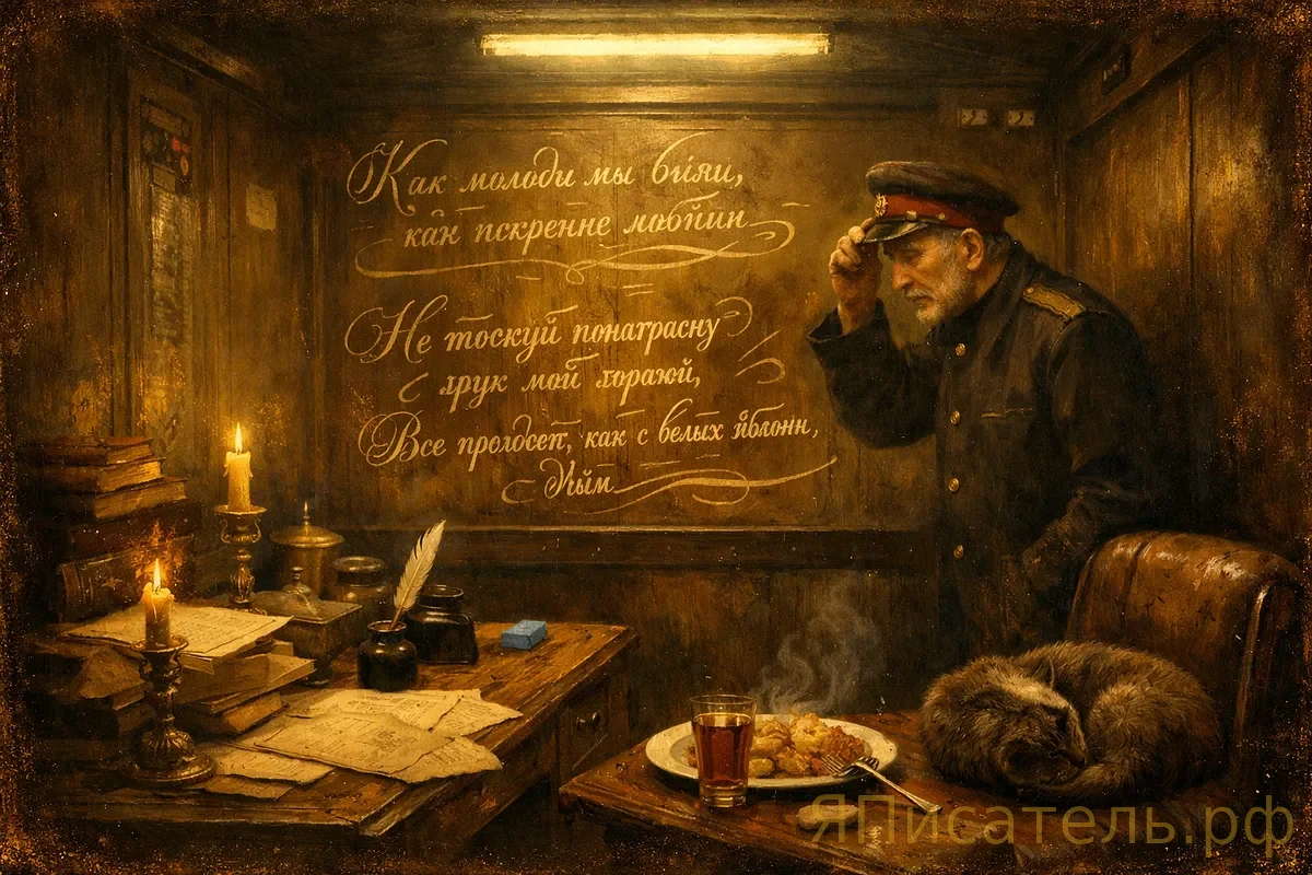 Поэт и стихи в лифте