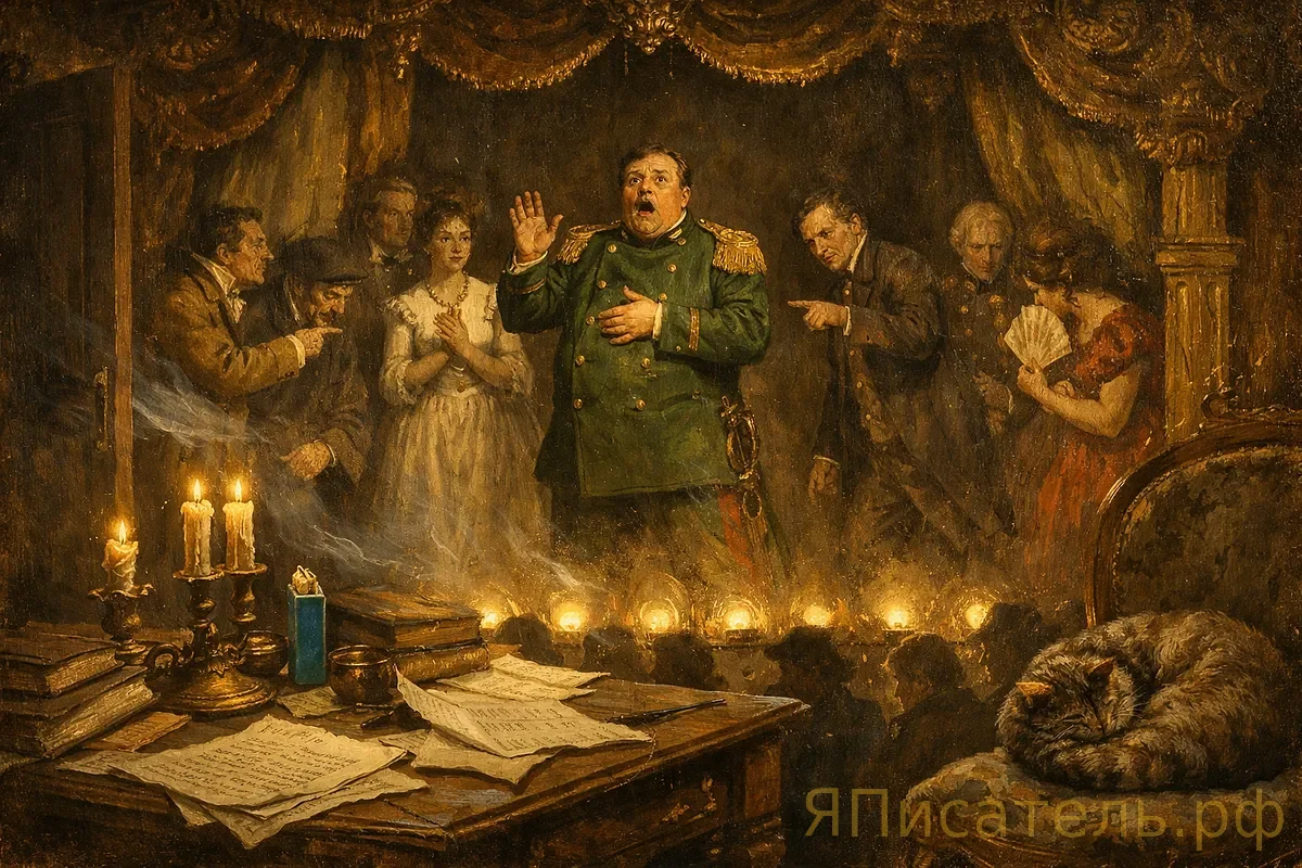 Голос из-за кулис: чья это дерзость?