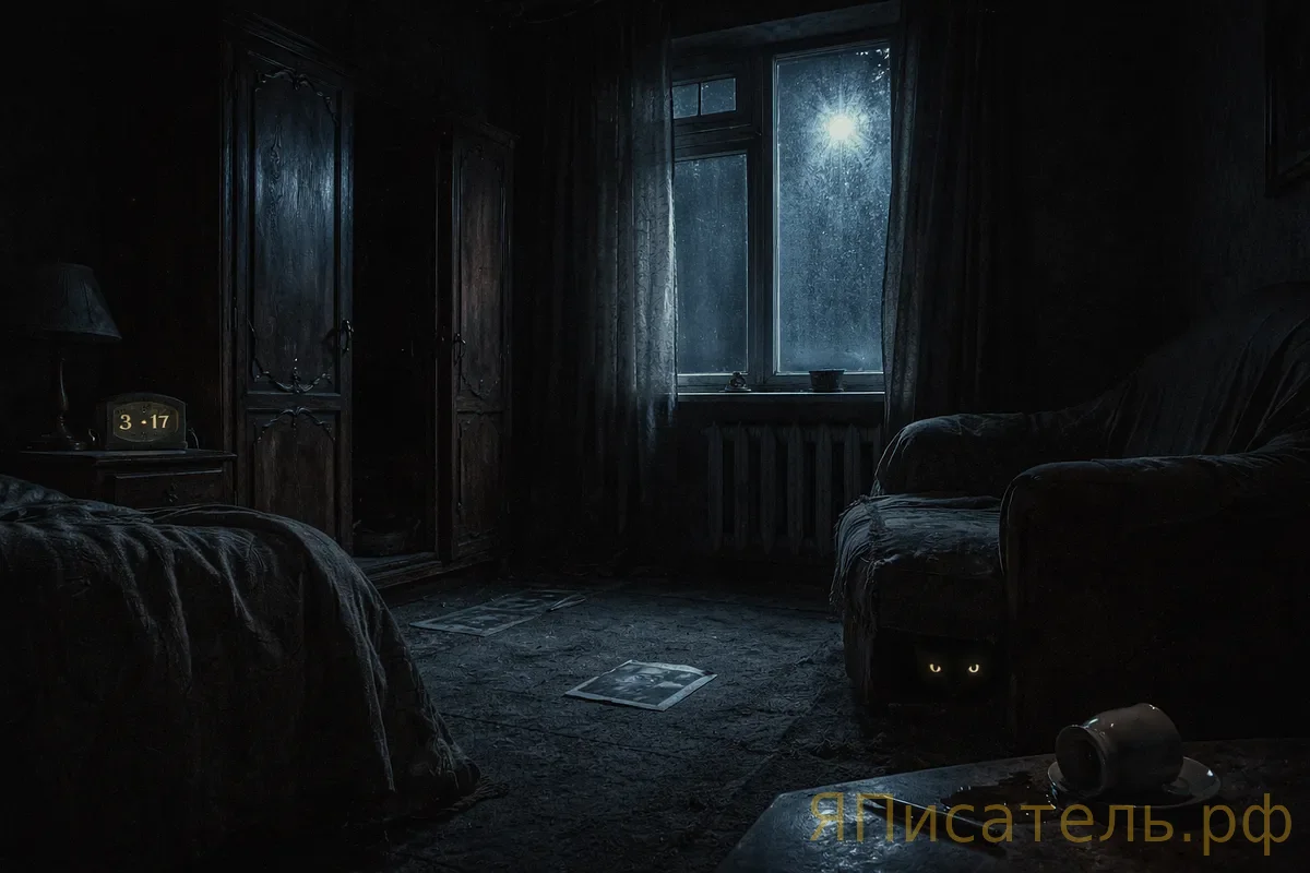 Она стучит изнутри шкафа