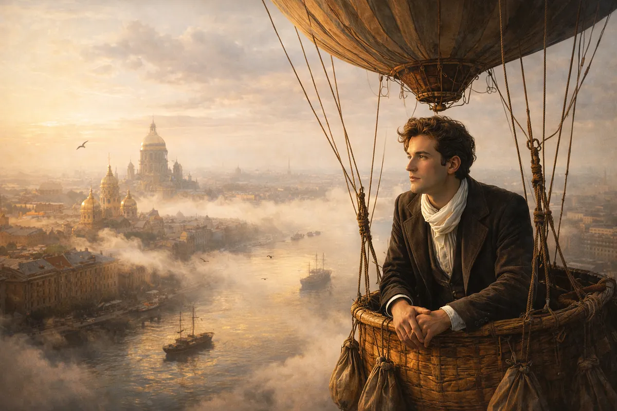 Поэт на воздушном шаре