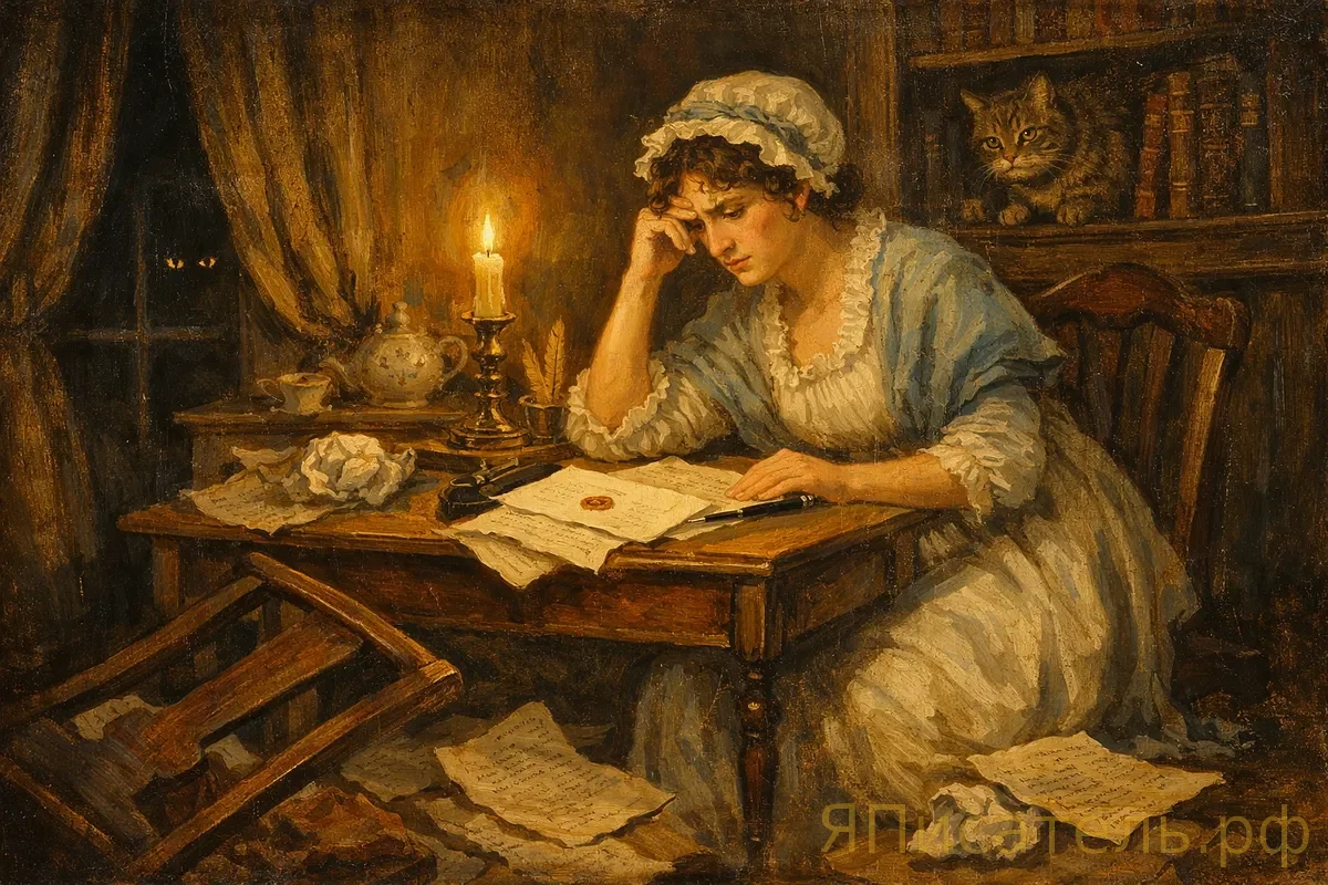 Письмо издателя Остин чуть не погубило её рукопись — она переписала его полностью