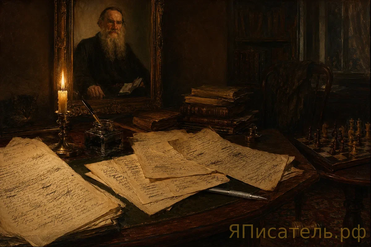 Толстой и черновики войны