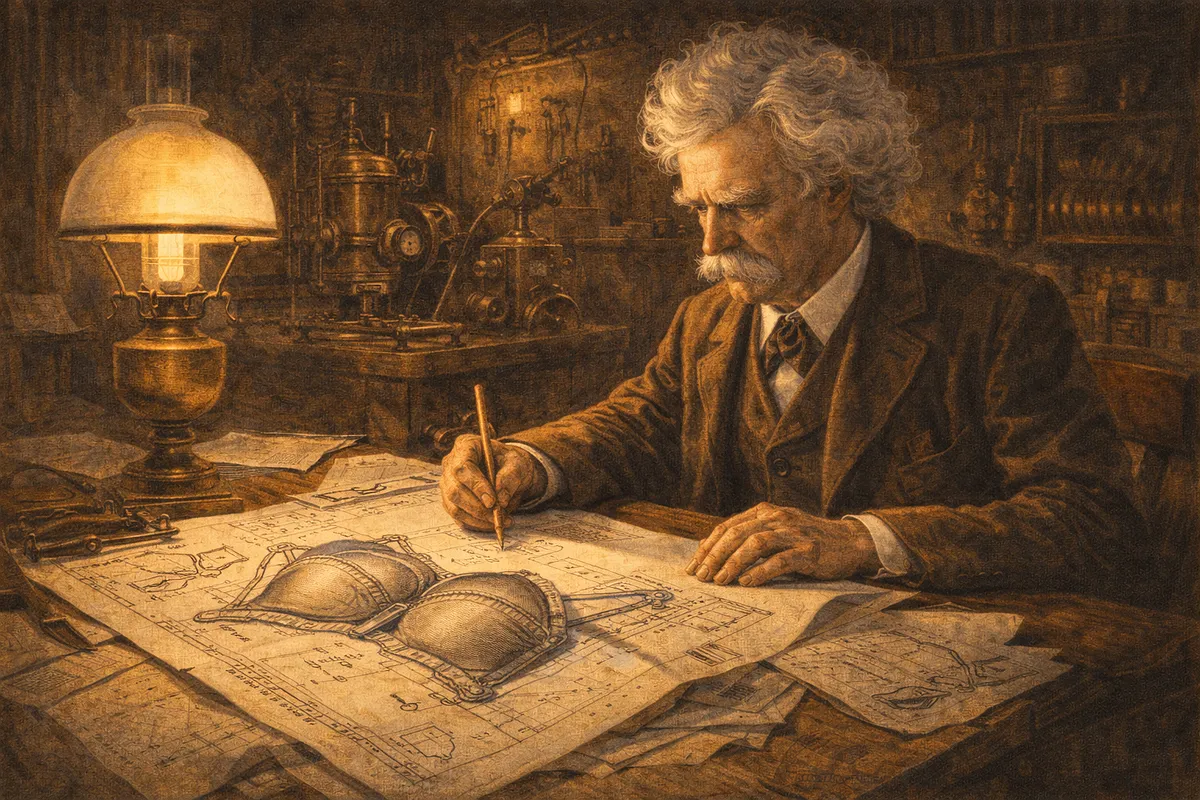 Марк Твен — изобретатель бюстгальтера