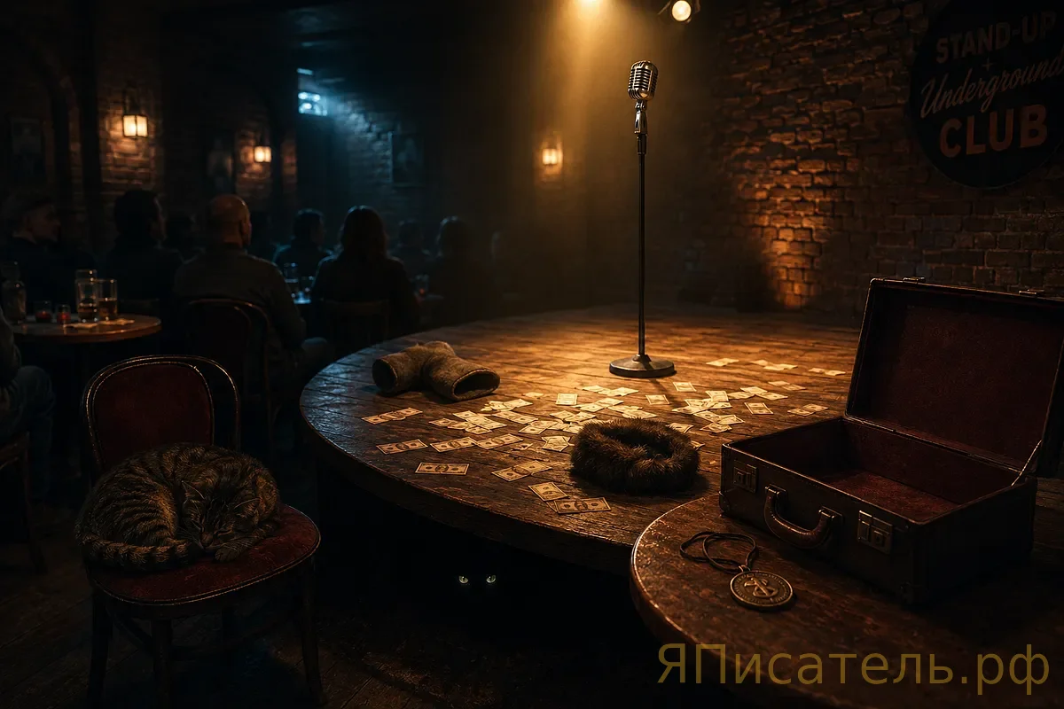Остап Бендер в open mic: «Я заработал миллион, а получил шубу. Не свою»