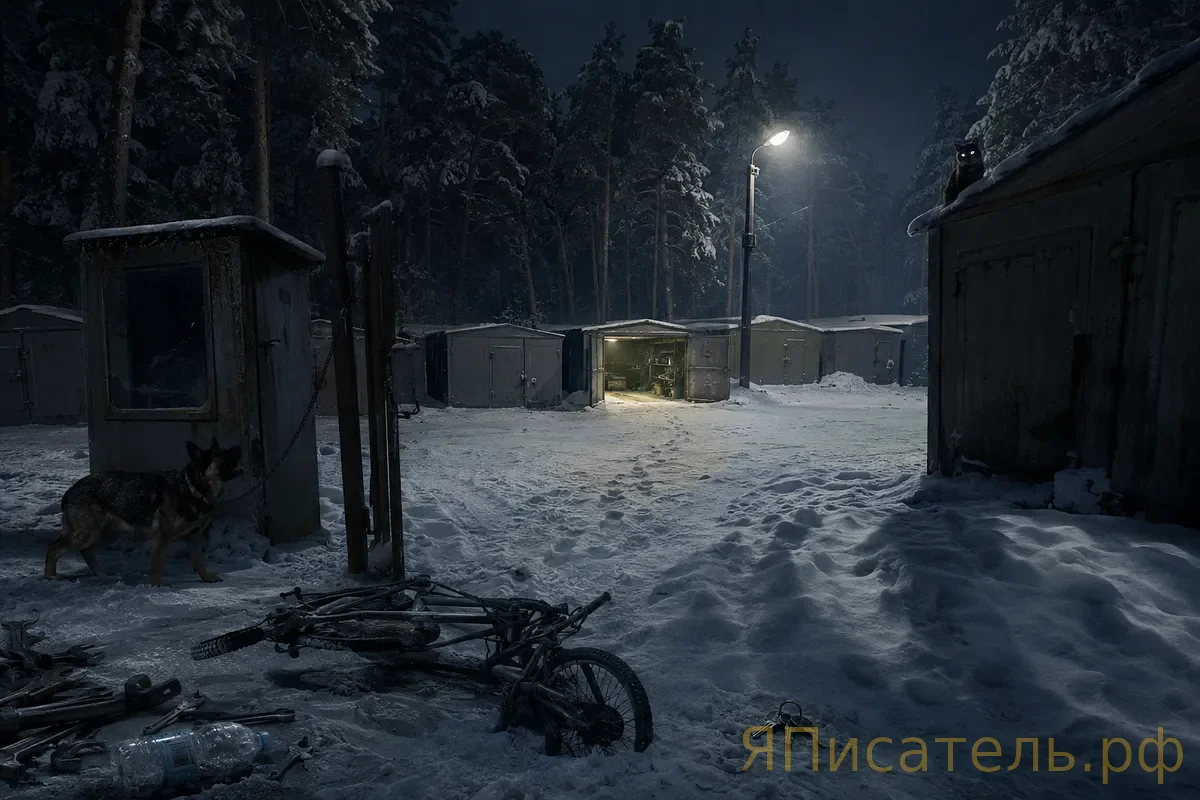 Гараж в конце ряда