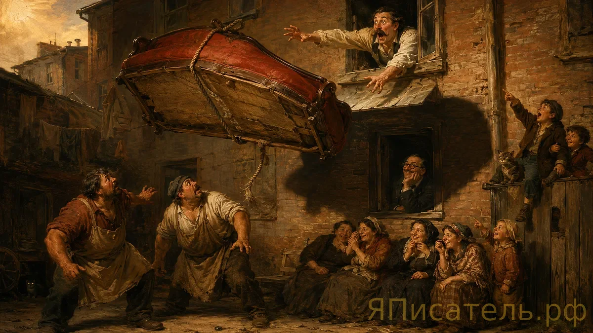 Диван, или Как я на весь двор мягкой жизнью похвастался