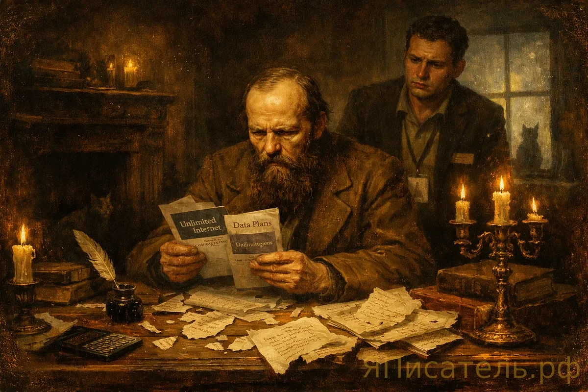 Достоевский и тариф на интернет